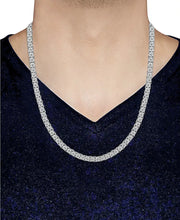 [10K, 2 Ct. T.W.] Mens Diamond Link 24" Necklace