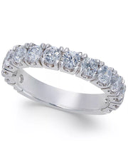 [14K, 1-1/2 Ct. T.W.] White Gold Diamond Band Ring