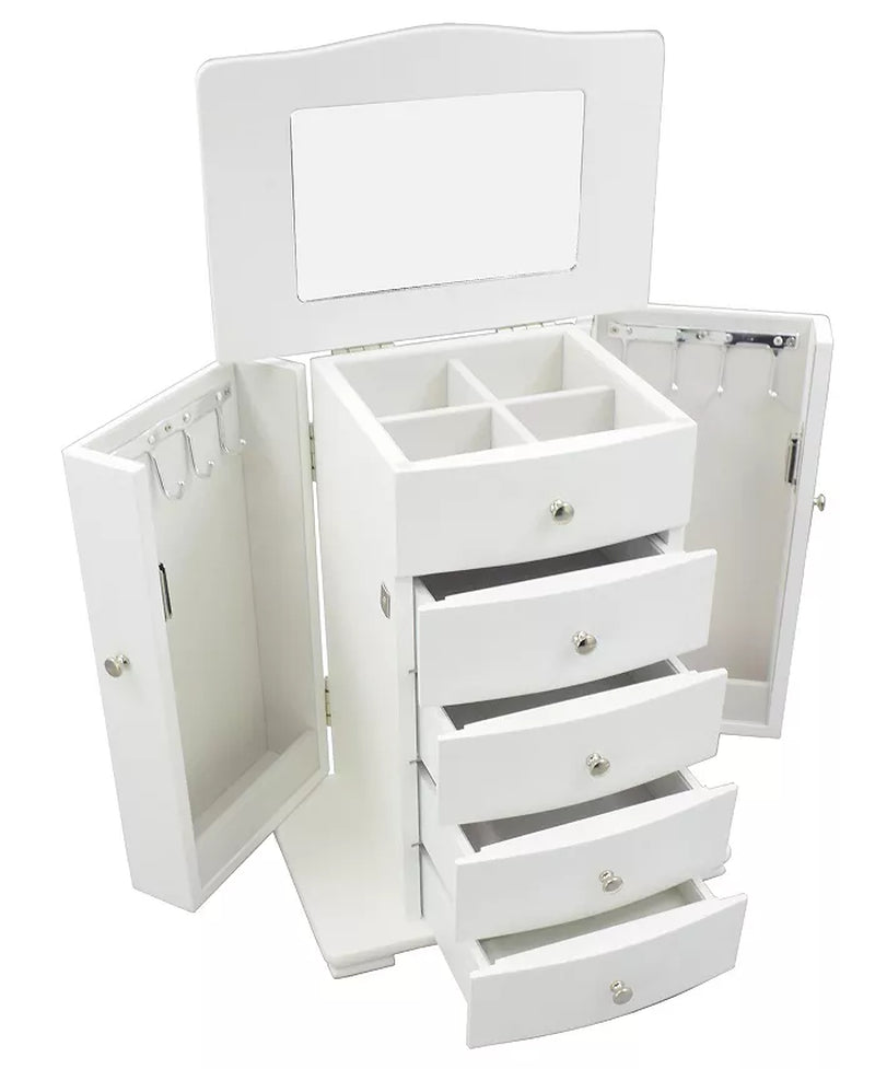 Contemporary White Jewelry Box