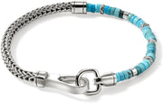 Heishi Bead Bracelet Collection with Hook Clasp