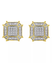 [10K, (1/6 Ct.T.W.] Yellow Gold Mens Diamond Earring