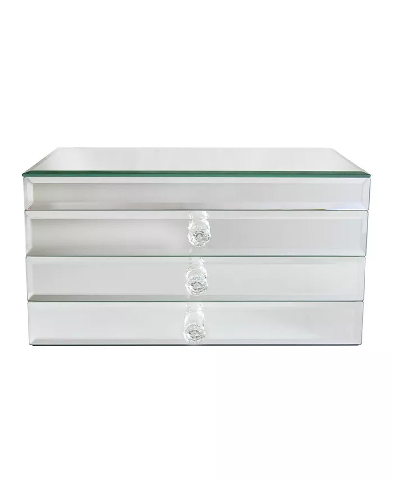 Maxine's Mirrored Glass Jewelry Box