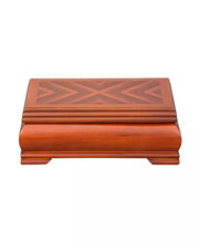 The Carmen Wooden Walnut Finish Jewelry Box