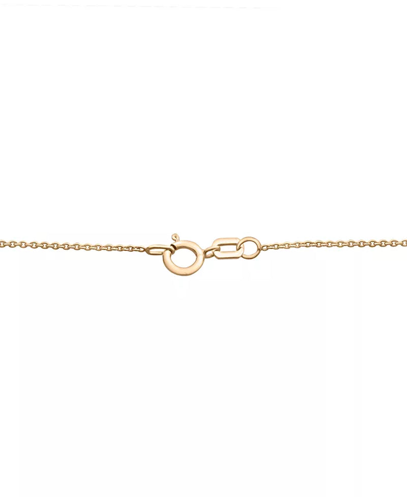 Ruby (2-1/3 Ct. T.W.) & Diamond (1/10 Ct. T.W.) Navette Dangling Chain 18" Pendant Necklace in 14K Gold