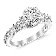 Round Cut Designer Diamond Engagement Ring