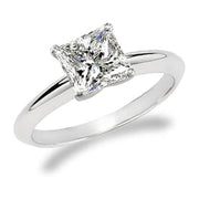 Princess Cut Diamond Solitaire Engagement Ring