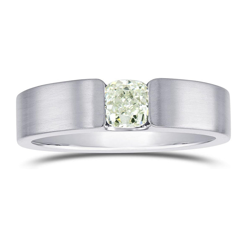 Green Diamond Band Ring Set