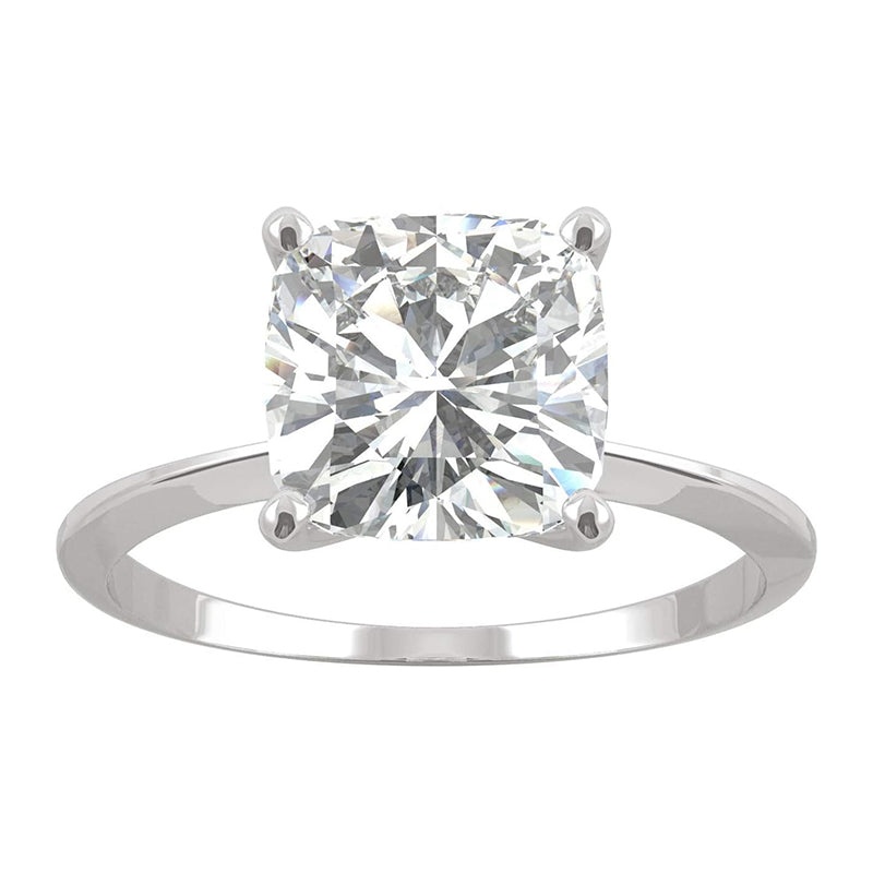 Moissanite Cut Solitaire Engagement Ring