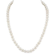 [14K] Genuine AAA+ Quality Cultured Pearls Necklace With Gold Clasp