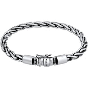 Sterling Silver Byzantine Men's Bracelet