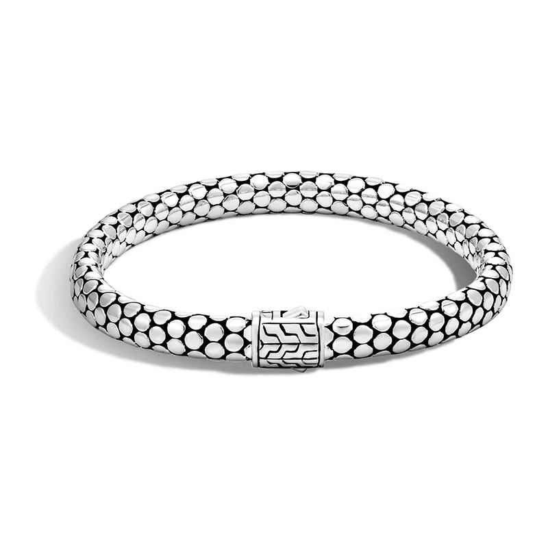 Sterling Silver Dot Collection Bracelet with Pusher Clasp