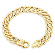 [1kK] Gold Cuban (71Gram) or Platinum (133Gram) 11.5Mm 8.5" Link Bracelet 