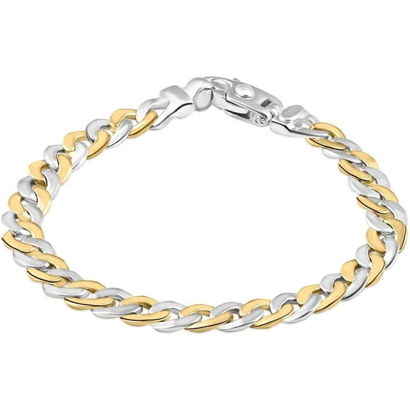 [14K] Gold Cuban (31Gram) or Platinum (47Gram) 8Mm 8.25" Link Bracelet 