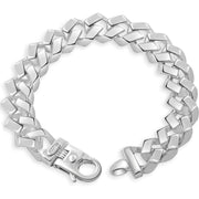 [14K] Gold Mens (118Gram) or Platinum (221Gram) 15.5Mm 9.5" Link Bracelet 