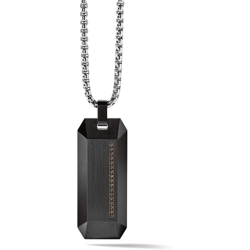 Precisionist Diamond Pendant Necklace with Box Chain