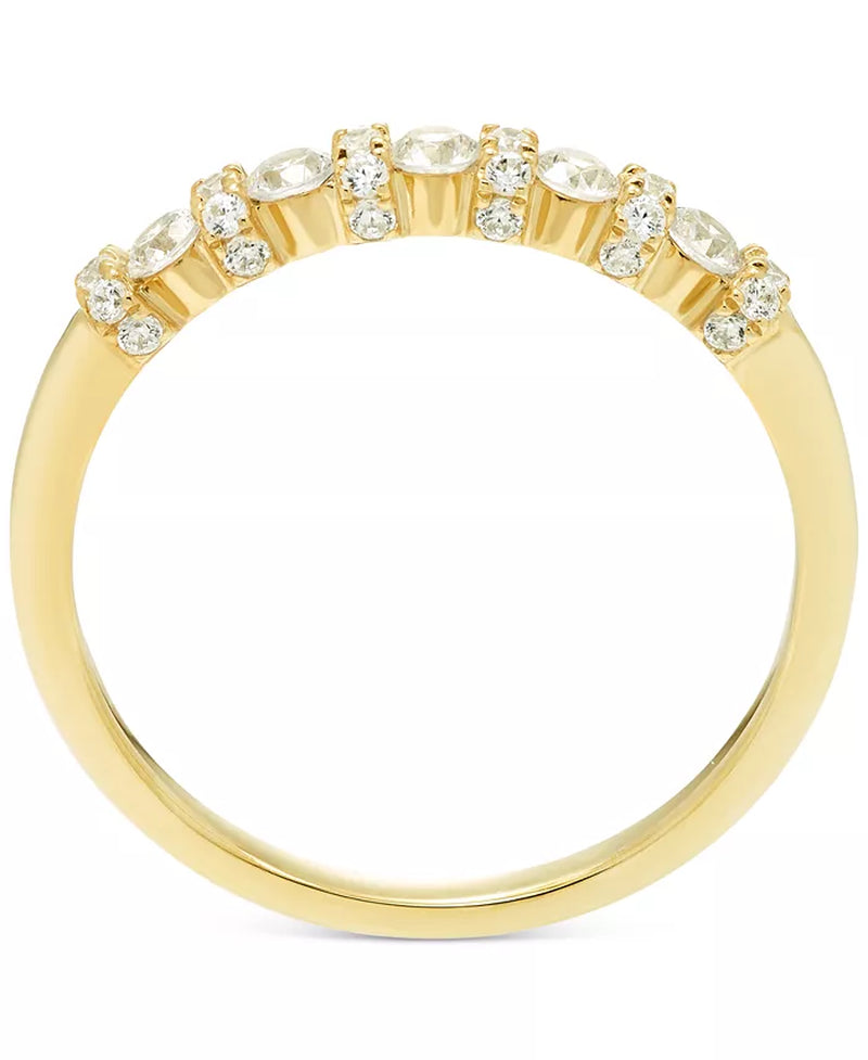 [14K, 1/2 Ct. T.W.] Gold Ice Diamond Band