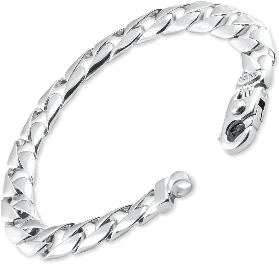 [14K] Gold Mens Curb Link (36Gram) or Platinum (59Gram) 9.5Mm 8.5" Bracelet 