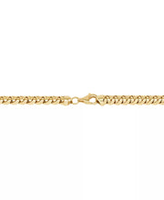 [14K] Gold Polished Woven Link 17" Chain Necklace