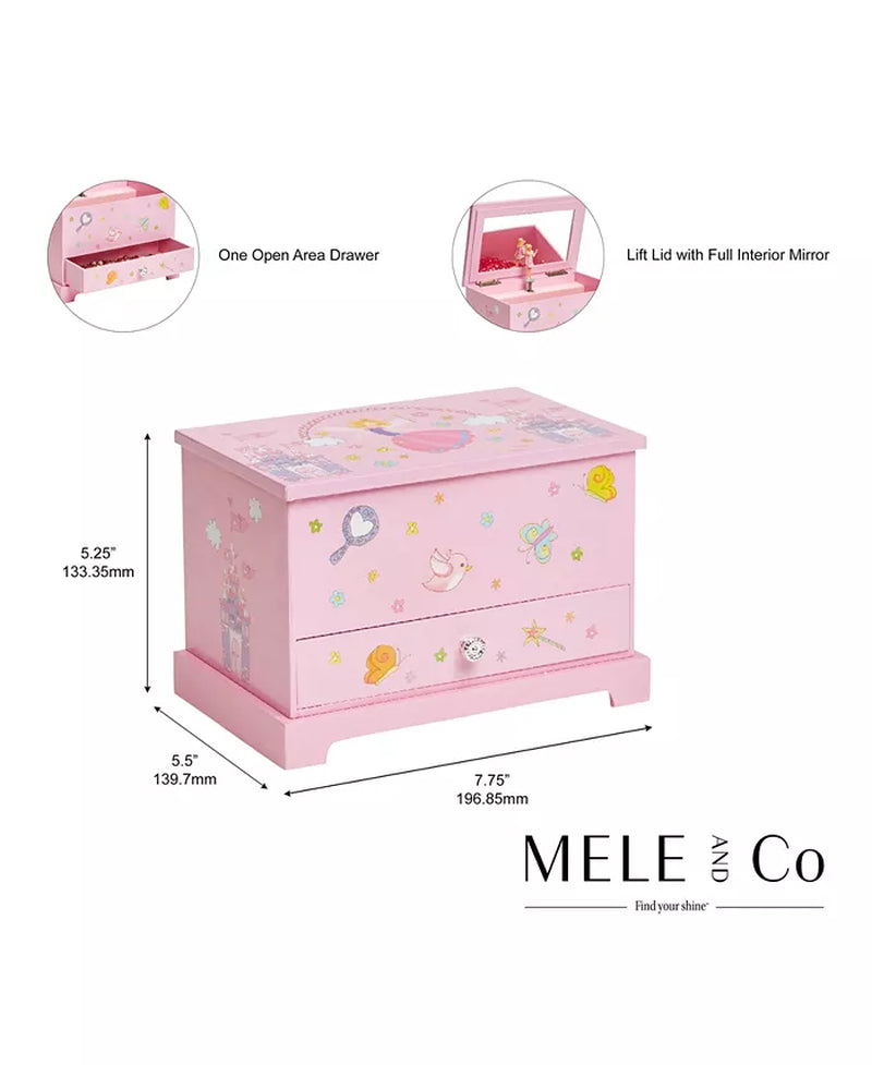 Kerri Girls Musical Fairy Jewelry Box