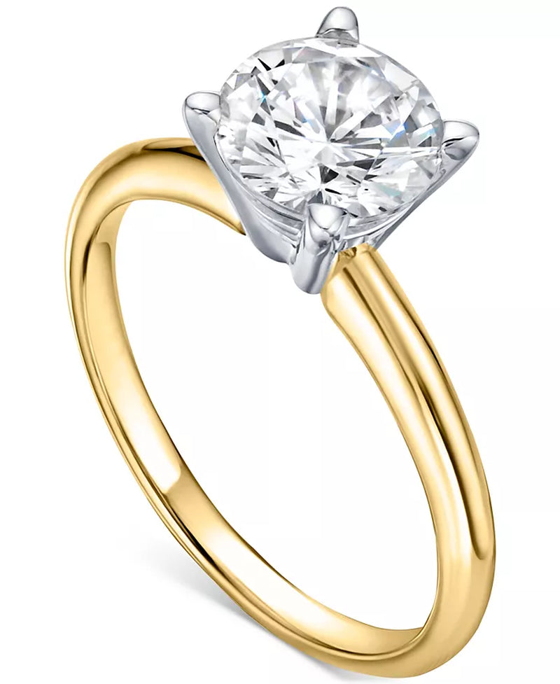 [18K, 1-1/2 Ct. T.W.] IGI Certified Diamond Engagement Ring