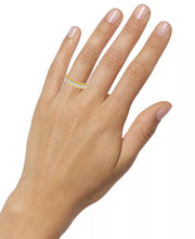 [14K, 1/2 Ct. T.W.] Gold Diamond Beaded Edge Band