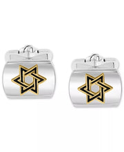 18K Gold-Plated Sterling Silver Star of David Cufflinks