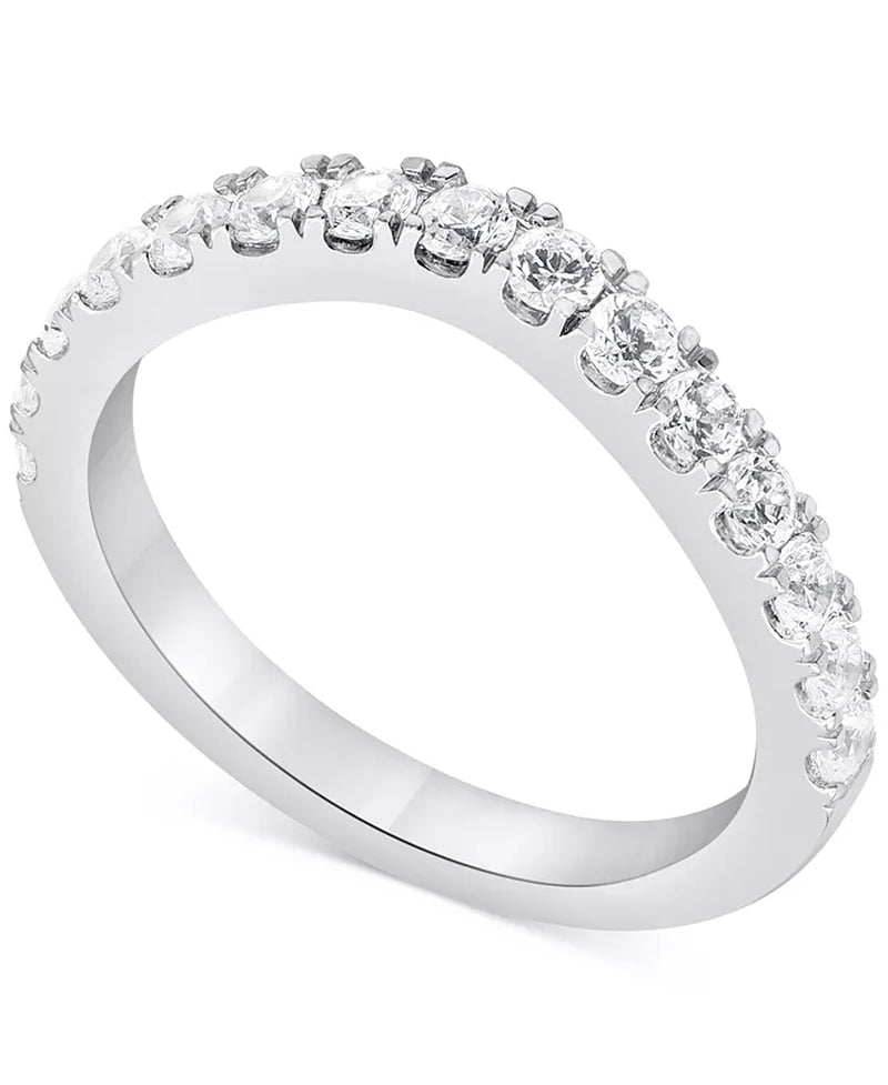 [14K, 4 Ct. T.W.] White Gold Diamond Pear Halo Bridal Set