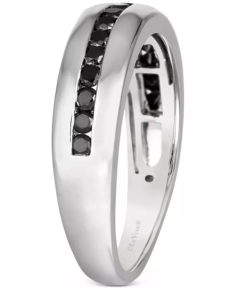 [14K, 1/2 Ct. T.W.] Yellow or White Gold Exotics® Men's Blackberry Diamond Band