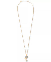 [14K, 1/4 Ct. T.W.] Gold-Plated Sterling Silver Diamond Nefertiti Pendant