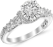 Round Cut Designer Diamond Engagement Ring