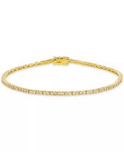 [1-1/5 Ct. T.W.] 14K Gold Nude Diamond Narrow Tennis Bracelet