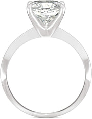 Moissanite Cut Solitaire Engagement Ring