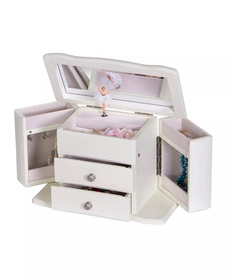 Angelica's Wooden Musical Ballerina Jewelry Box