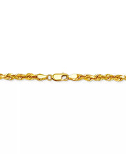 Rope Chain 20" Necklace 3.5Mm in 14K Gold