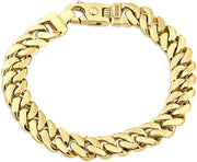 [14K] Gold Cuban Link (26Gram) or Platinum (41Gram) 6.5Mm Bracelet 8.5"