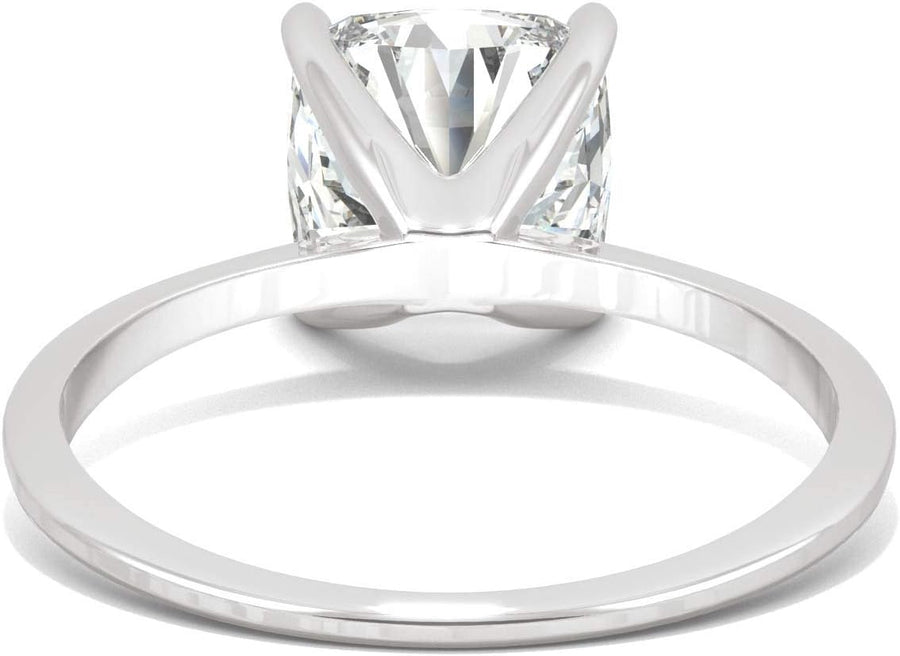 Moissanite Cut Solitaire Engagement Ring