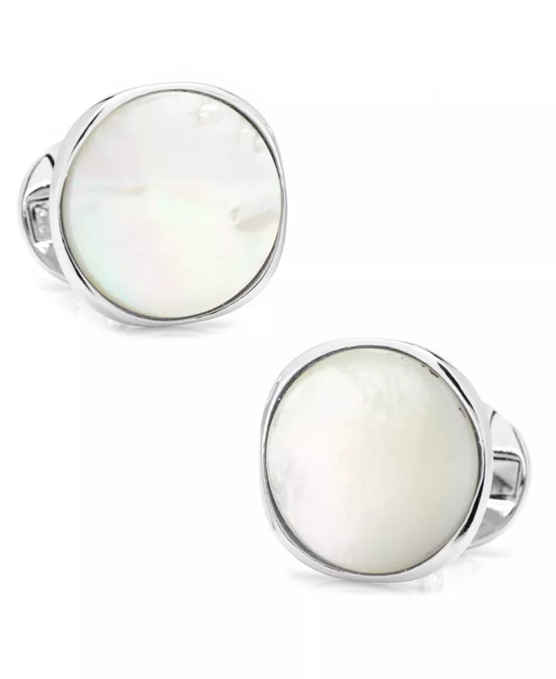 Sterling Classic Formal Mother of Pearl Cufflinks