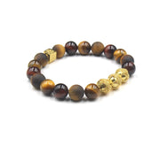 Mixed Tiger'S Eye Bracelet, Men'S Tiger'S Eye and Gold Bracelet, Men'S Designer Bracelet