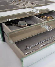 Maxine's Mirrored Glass Jewelry Box