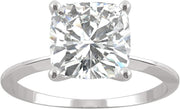 Moissanite Cut Solitaire Engagement Ring