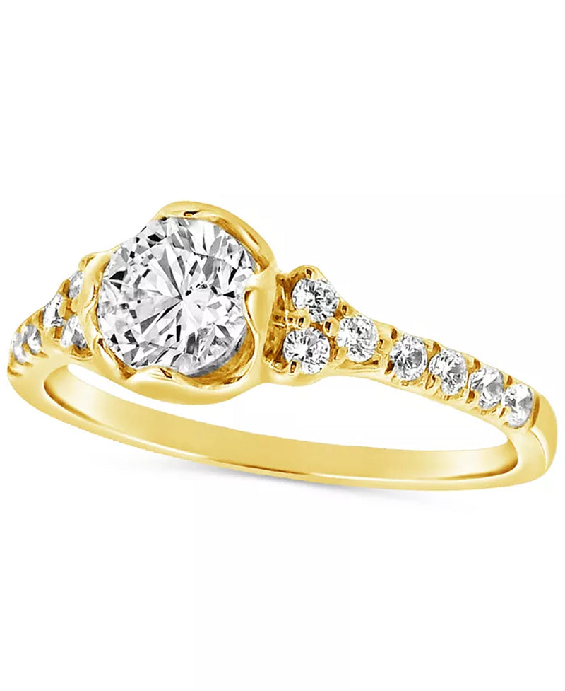 [14K, 1 Ct. T.W.] Gold Diamond Engagement Ring