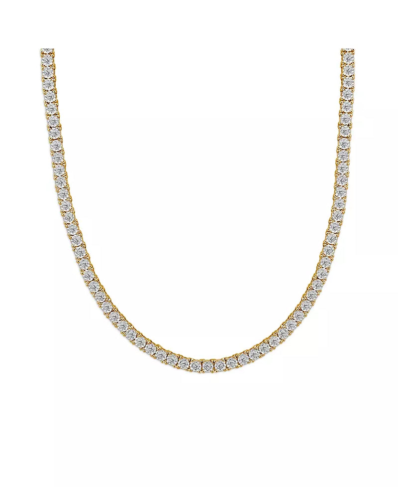 [10K, 2 Ct. T.W.] Mens Diamond Link 24" Necklace