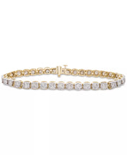 [14K, 3 Ct. T.W.] Gold Diamond Miracle Tennis Bracelet