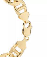 [14K] Gold-Plated Sterling Silver Men's Mariner Link Chain Bracelet