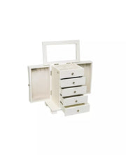 Contemporary White Upright Jewelry Organizer