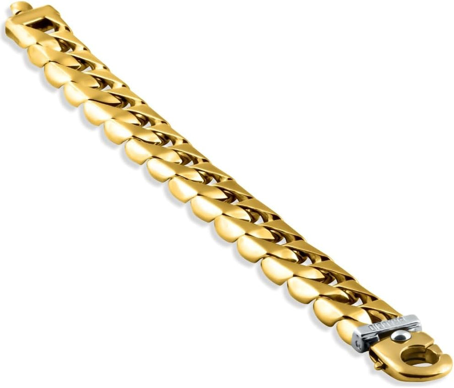 [14K] Gold Heavy Cuban (202Gram) or Platinum (325Gram) 18.5Mm 10" Link Bracelet 