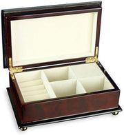 Thae Classic Floral Musical Wooden Jewelry Box