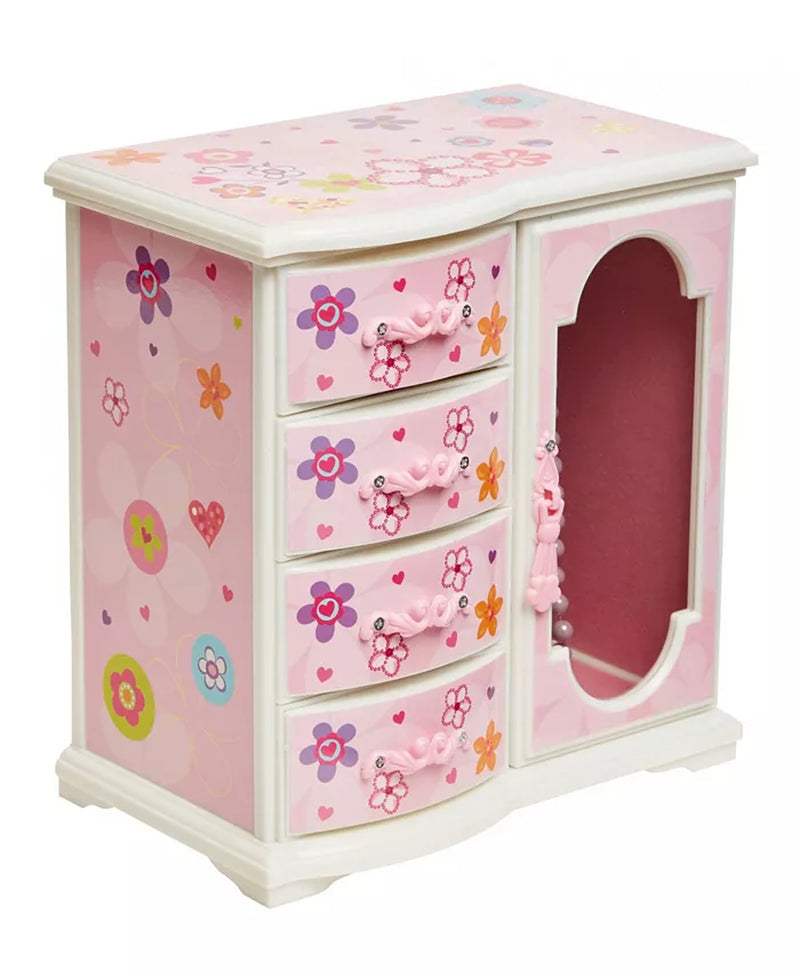 Kelly's Upright Musical Ballerina Jewelry Box