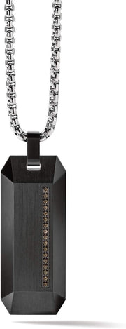 Precisionist Diamond Pendant Necklace with Box Chain