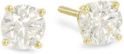 1.5 Carat Solitaire Diamond Stud Earrings